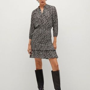 NWOT Mango floral ruffled print dresses